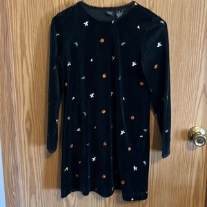 BOUTIQUE Halloween dress authentic kids size 8 velour